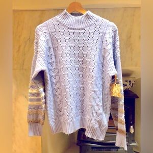 NWT Christian Siriano mock neck sweater size small